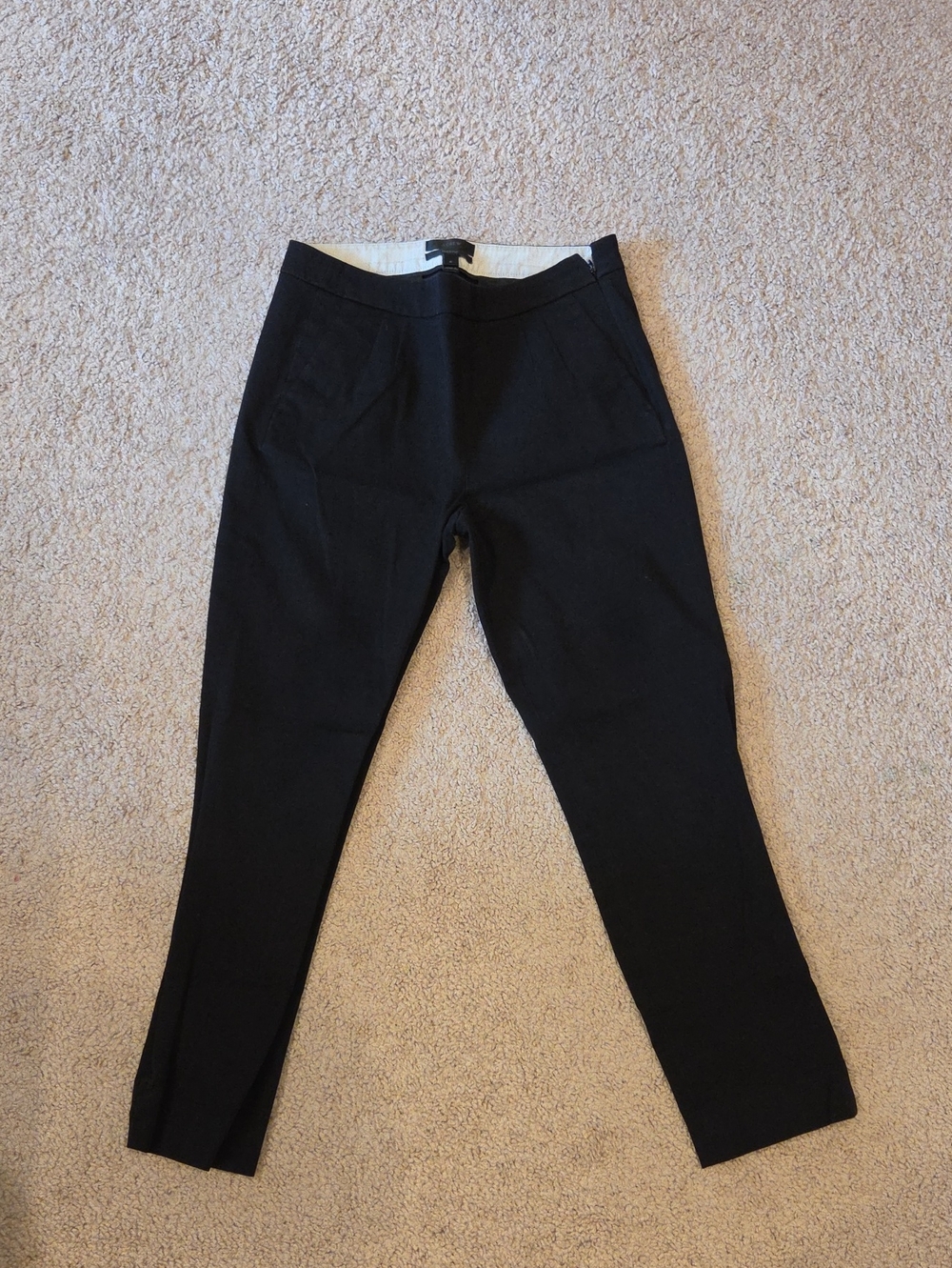 J. Crew Black Skinny Tailored Ankle Pants